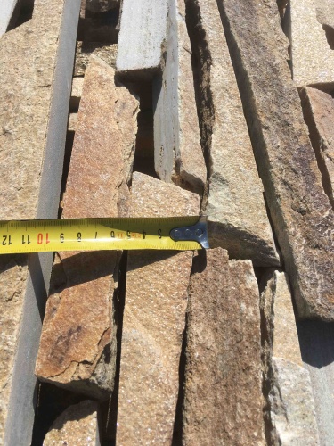 Горбушка златолит золотистый для облицовки купить в Орле