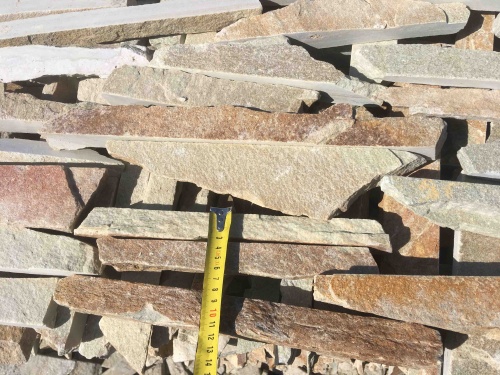 Горбушка златолит золотистый для облицовки купить в Орле