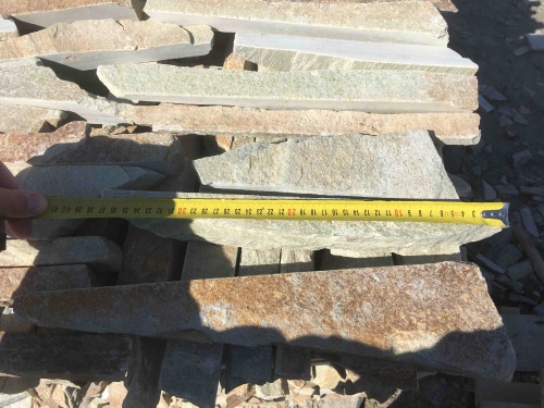 Горбушка златолит золотистый для облицовки купить в Орле