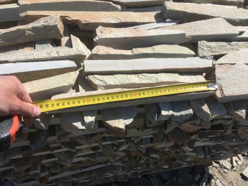 Горбушка златолит золотистый для облицовки купить в Орле