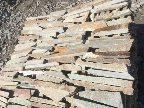 Горбушка златолит золотистый для облицовки купить в Орле