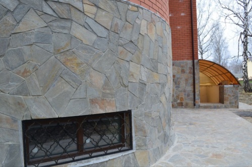 Плитняк златолит Уральский  для фасада купить в Орле